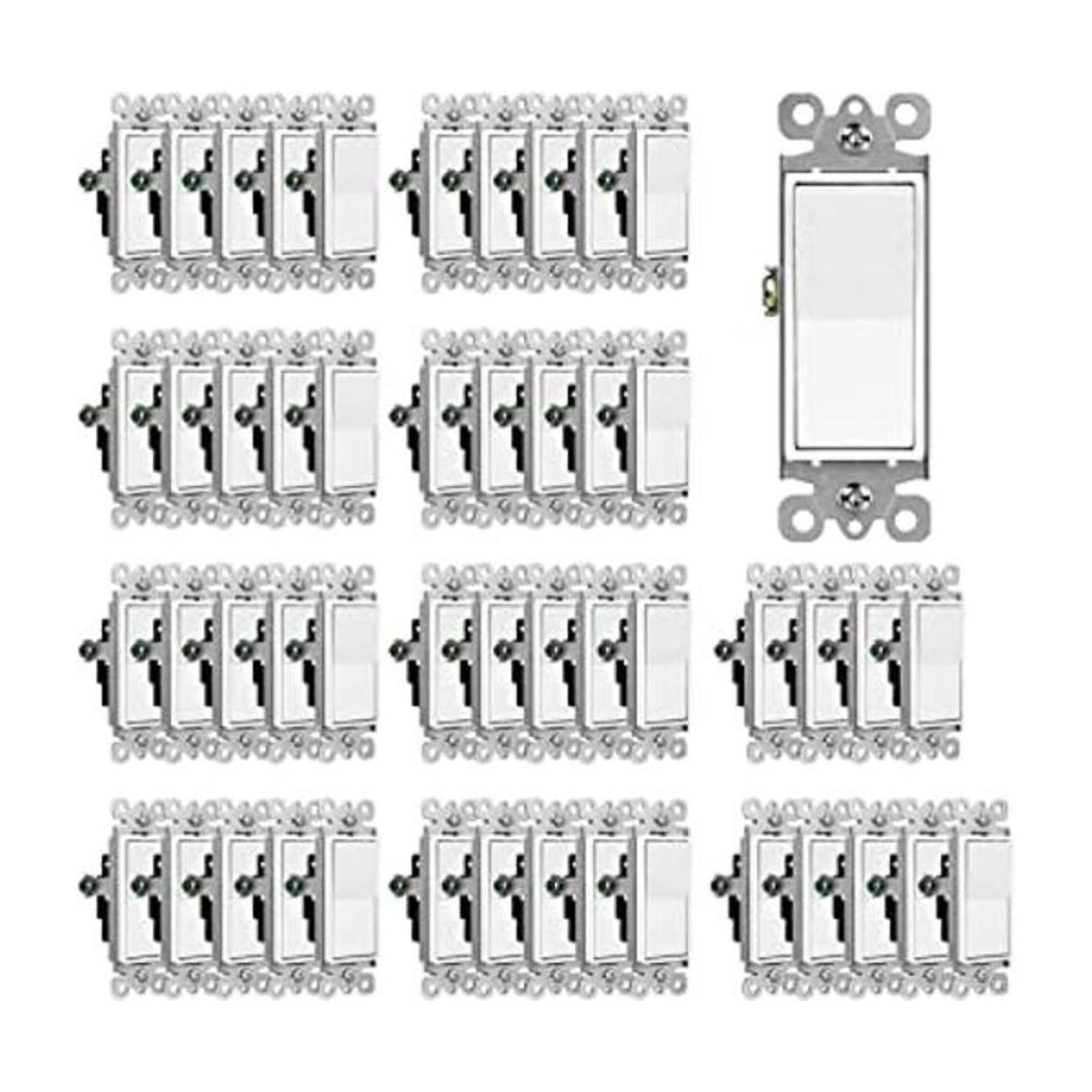 Paquete de 50 luces de pared CML decorador interruptor de
