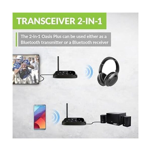 Avantree Oasis Plus Transmisor y receptor Bluetooth para_3
