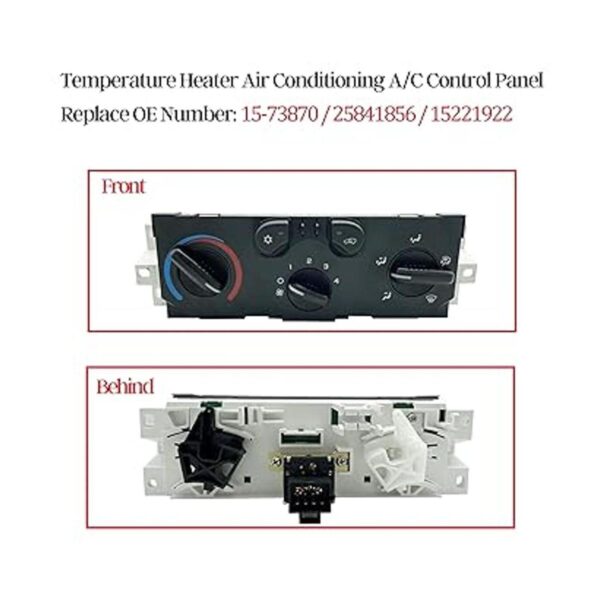 Calentador de temperatura 1573870 panel de control AC_2