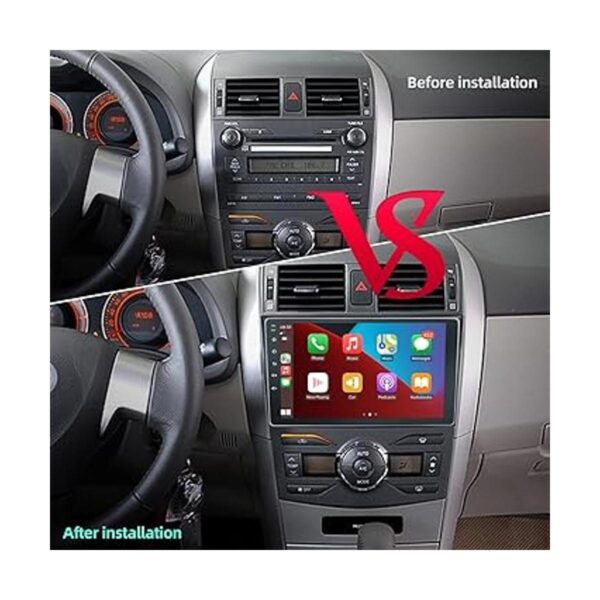 NHOPEEW Estéreo de coche Android 11 para Toyota Corolla