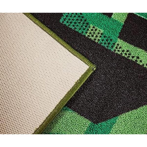 Minecraft Green Creeper Alfombra estampada 59.8 x 39.0 in