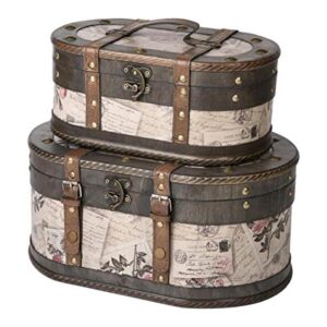 Alyssa SLPR Cajas de almacenamiento decorativas con_1