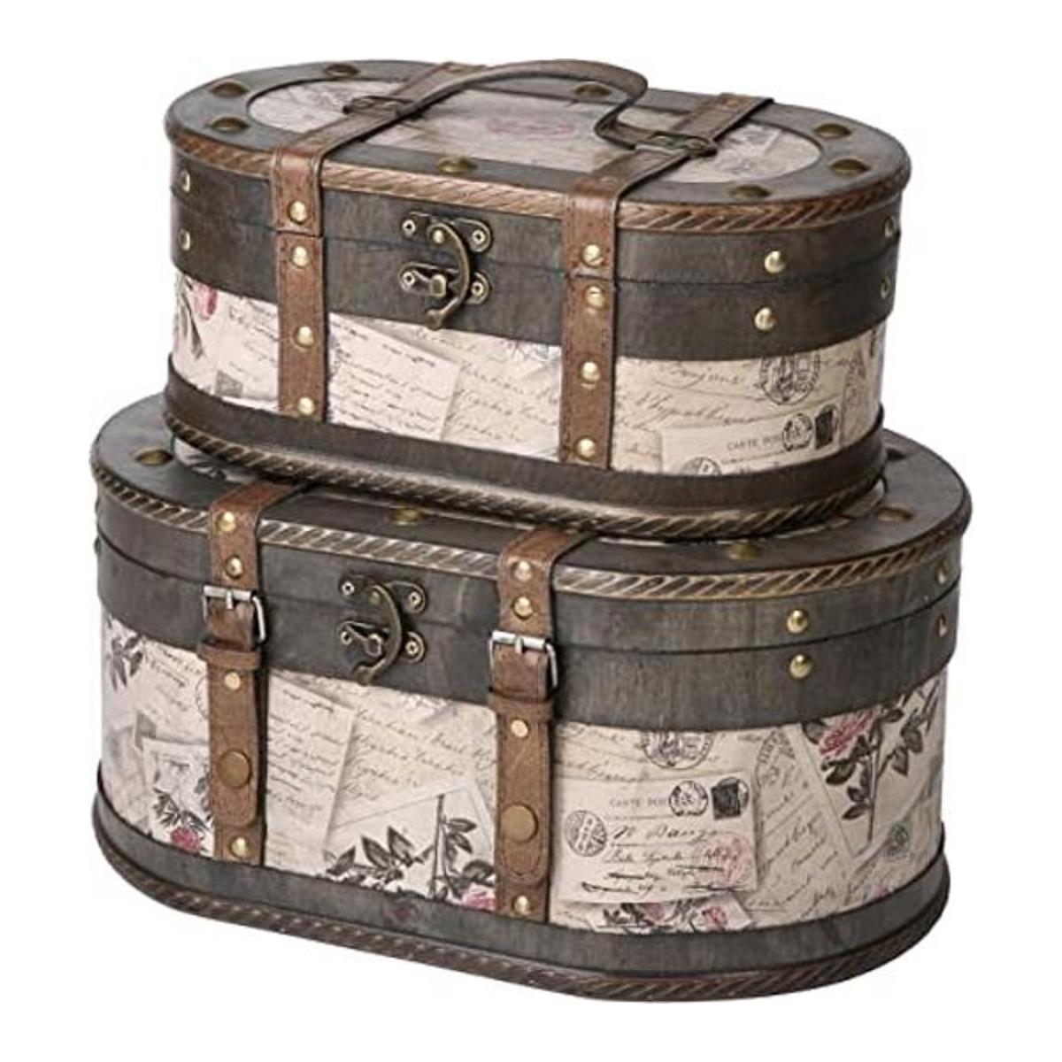 Alyssa SLPR Cajas de almacenamiento decorativas con