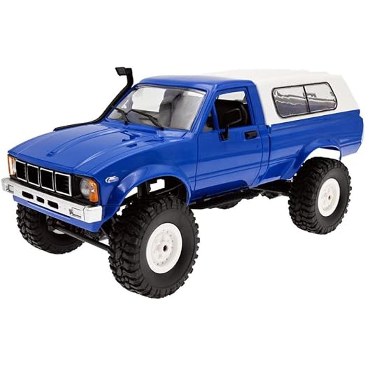 Camiones RC Rock Crawler WPL C24 RTR 116 color azul con