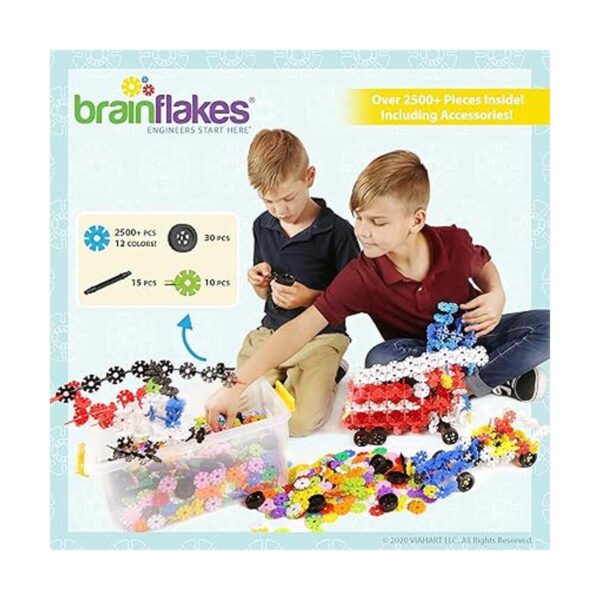 Brain Flakes Kit de construcción de 2500 piezas una_3