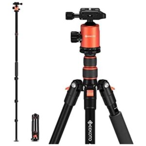 GEEKOTO Trípode de cámara DSLR trípode compacto cabeza_1