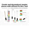 Pix Brix Pixel Art Ladrillos de rompecabezas Contenedor_5