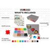 Pix Brix Pixel Art Ladrillos de rompecabezas Contenedor_3