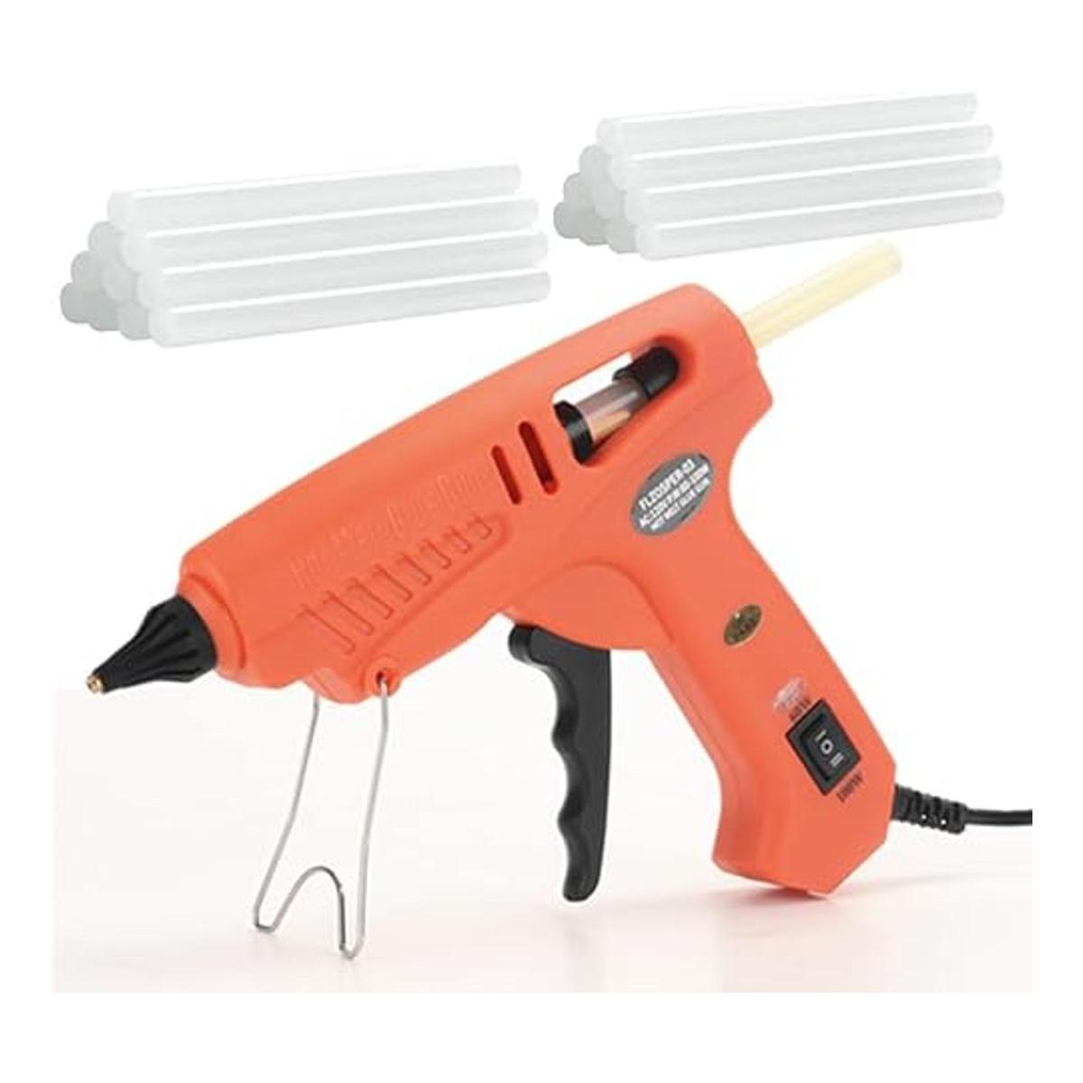 FLZOSPER Pistola de pegamento caliente de tamaño completo