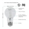 Bombillas LED negras con filamento bombilla negra UV de_4