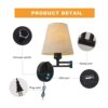 Lámpara de pared de cabecera con interruptor regulable y_2