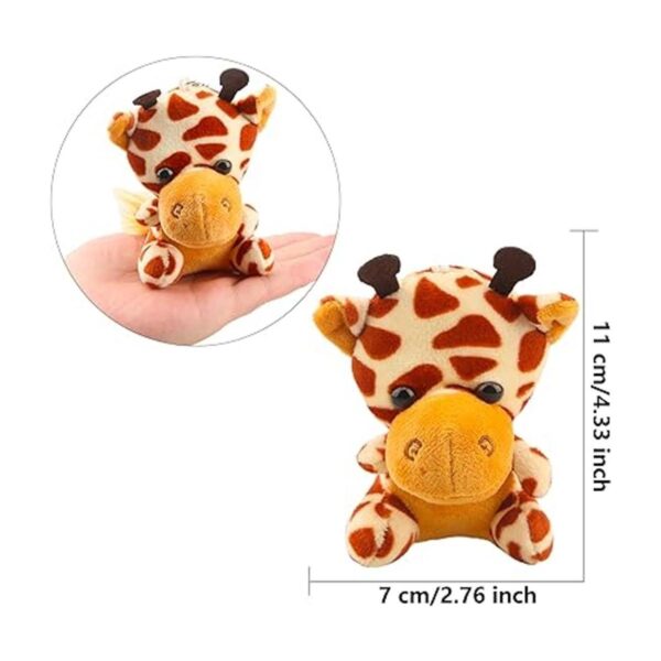 Haconba Juego de 24 juguetes de peluche de safari de la_2