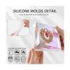 PieceCircle Juego de 8 moldes para posavasos de resina_3