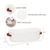 HLWDFLZ Cesta organizadora de encimera de baño cesta de