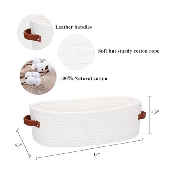 HLWDFLZ Cesta organizadora de encimera de baño cesta de