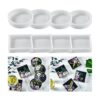 PieceCircle Juego de 8 moldes para posavasos de resina_1