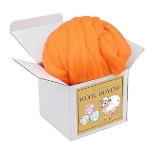 Lana Roving Bulk Hilo grueso de lana de 8.82 onzas_1