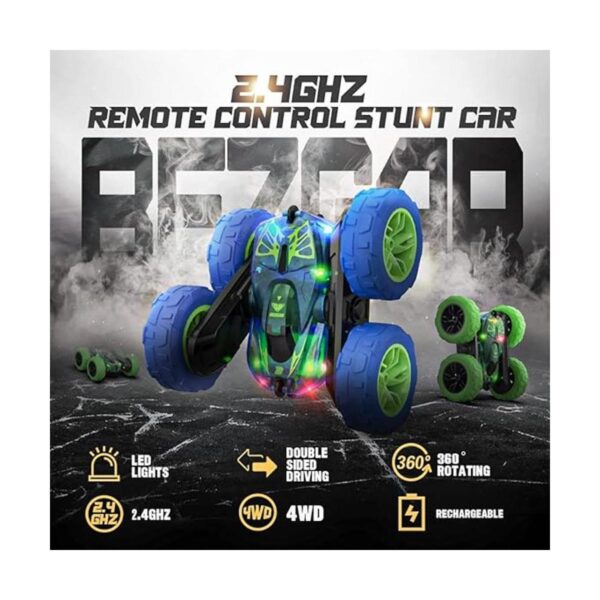BEZGAR Automóvil de control remoto LED para niños de 4 a_5