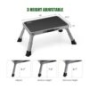 Jocauto Taburete plegable taburete ajustable con
