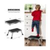 Jocauto Taburete plegable taburete ajustable con