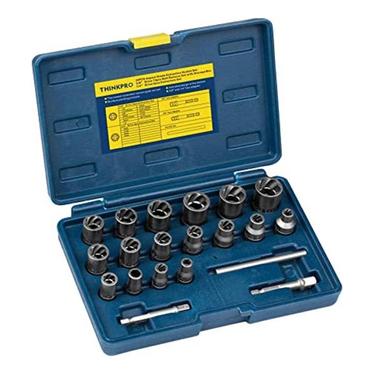 THINKPRO Juego de 20 piezas de extractor de pernos