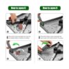 Jocauto Taburete plegable taburete ajustable con