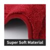 COSY HOMEER Alfombras de cocina suaves 2 piezas para