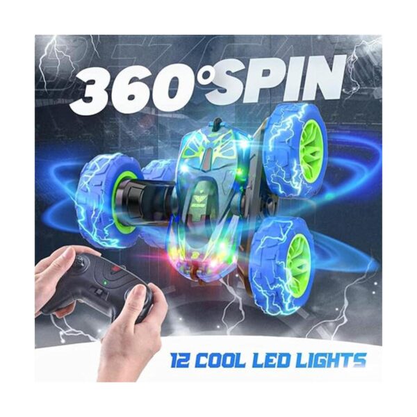 BEZGAR Automóvil de control remoto LED para niños de 4 a_2