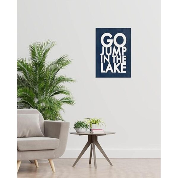 Go Jump In The Lake Lienzo decorativo para pared diseño_3