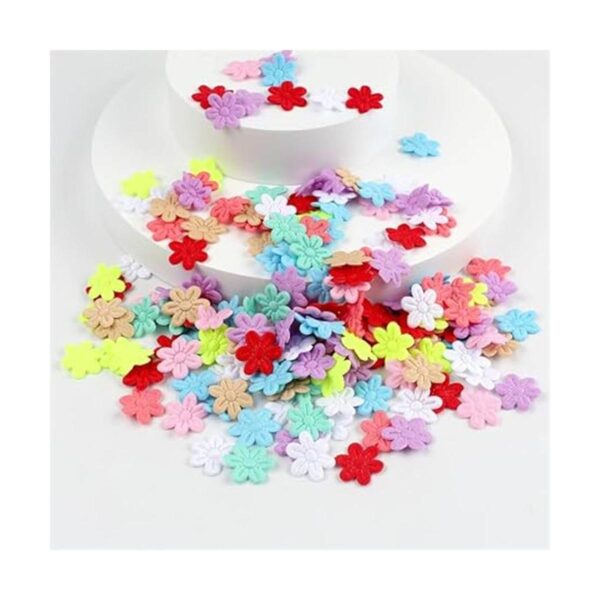 100 piezas de tela de fieltro de flores artificiales_2