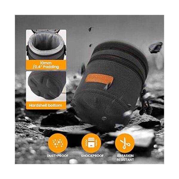 TARION Pro Funda rígida para lente de cámara bolsa_2