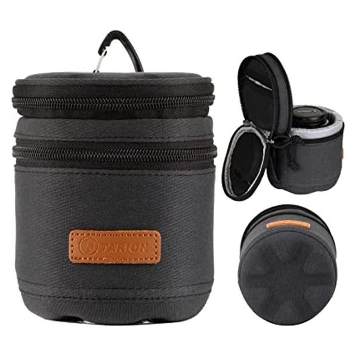 TARION Pro Funda rígida para lente de cámara bolsa
