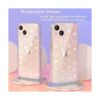 Tksafy Funda compatible con iPhone 13 diseño holográfico_3