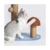 Lovely Caves Poste rascador de gato con palmera de coco_4