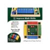 Madera Shut The Box Juego de dados para interiores ideal_5