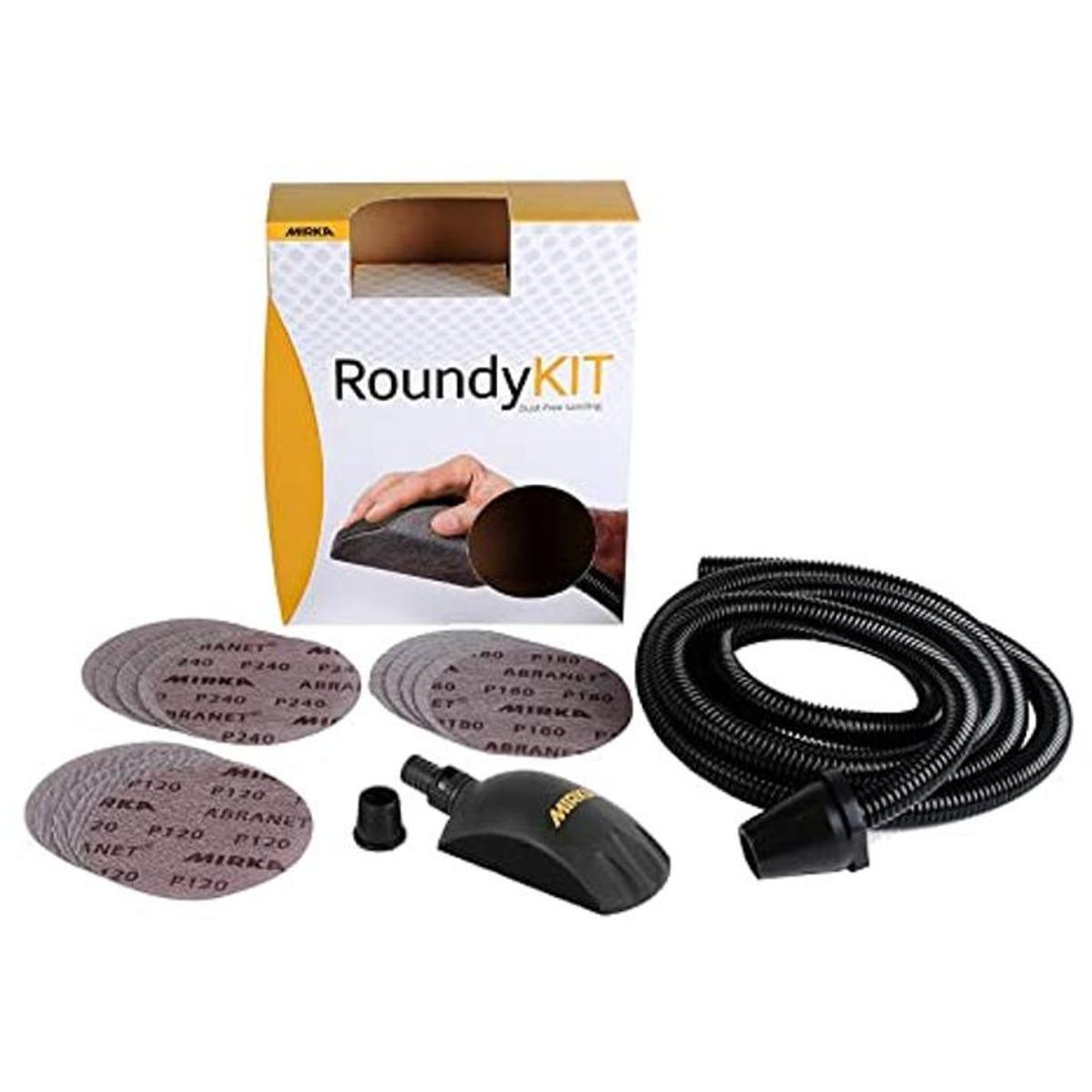 Mirka Roundy Juego de bloques de lijado manual sin polvo