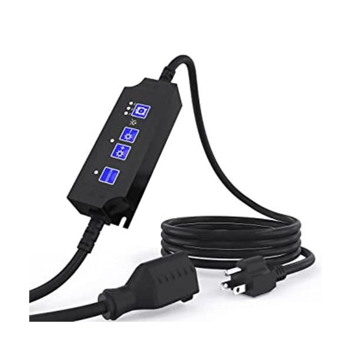 Regulador de luz para exteriores para cadena de luces