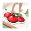 Alfombrillas de baño de microfibra en forma de cerezo_5