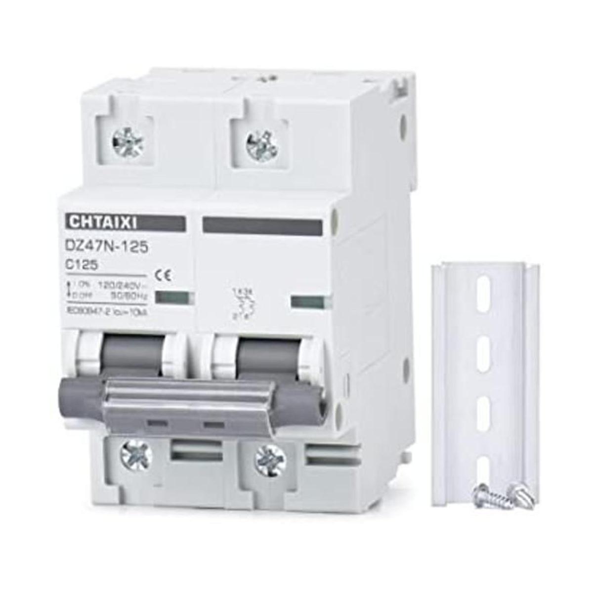 Chtaixi Disyuntor miniatura de CA 125 amperios 120 V240