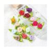Mini rosas de cinta para manualidades 200 flores de tela