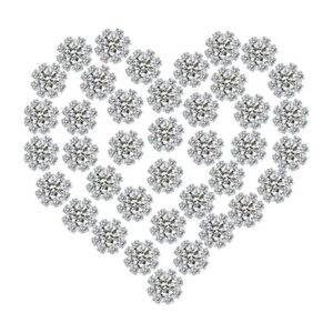 Paquete de 100 adornos de diamantes de imitación de 0.394