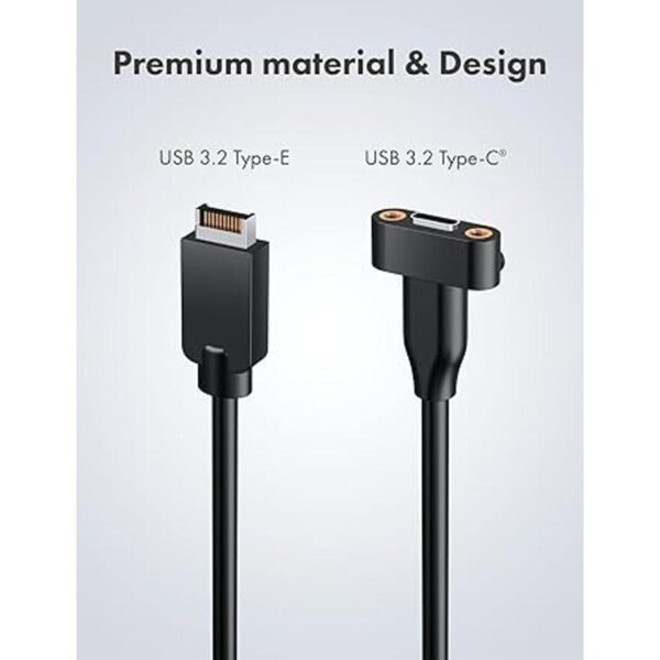 20 Gbps GRAUGEAR USB3.2 Gen2 2x2 USBC Cable de extensión_4