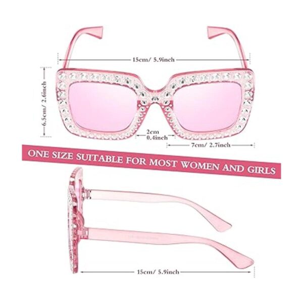 20 pares de lentes de sol con diamantes de imitación de_2