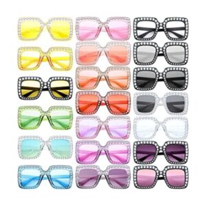 20 pares de lentes de sol con diamantes de imitación de_1