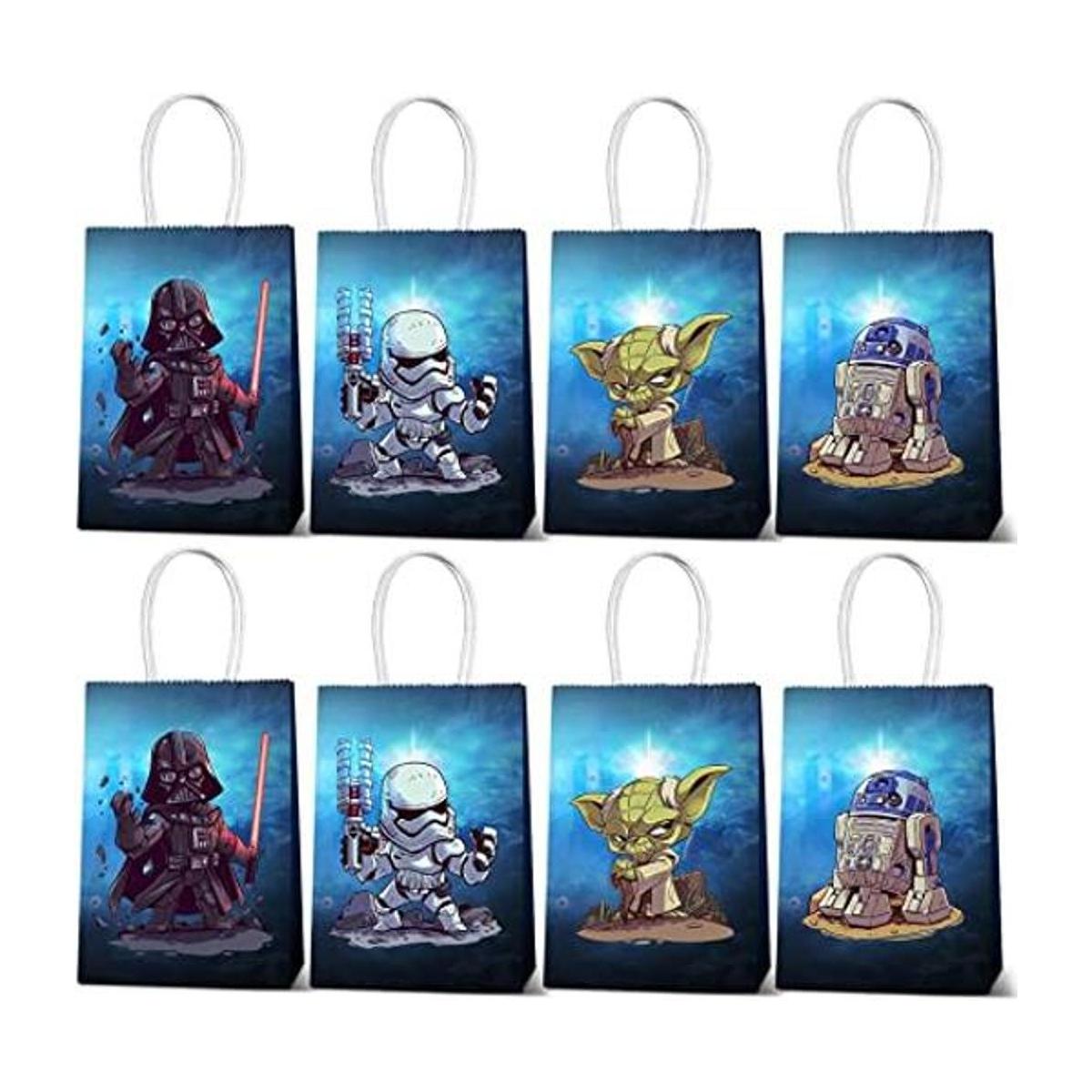 16 bolsas de regalo para fiestas de cumpleaños con