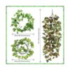 6 piezas de decoración de plantas de reptiles accesorios