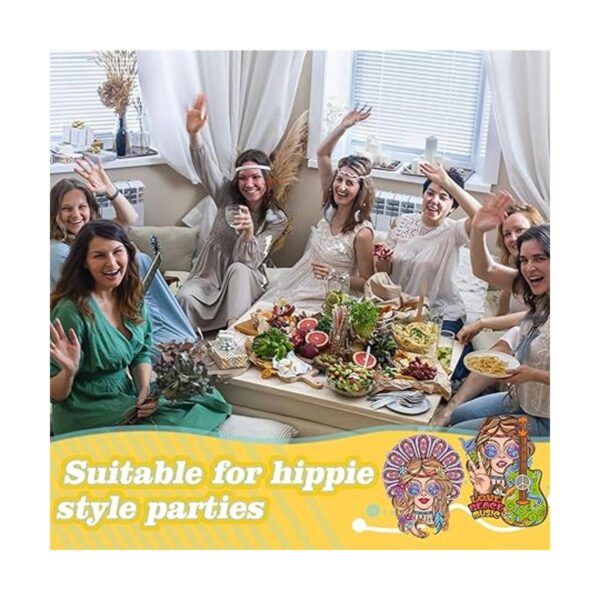 12 hojas hippie de vinilo de transferencia para planchar