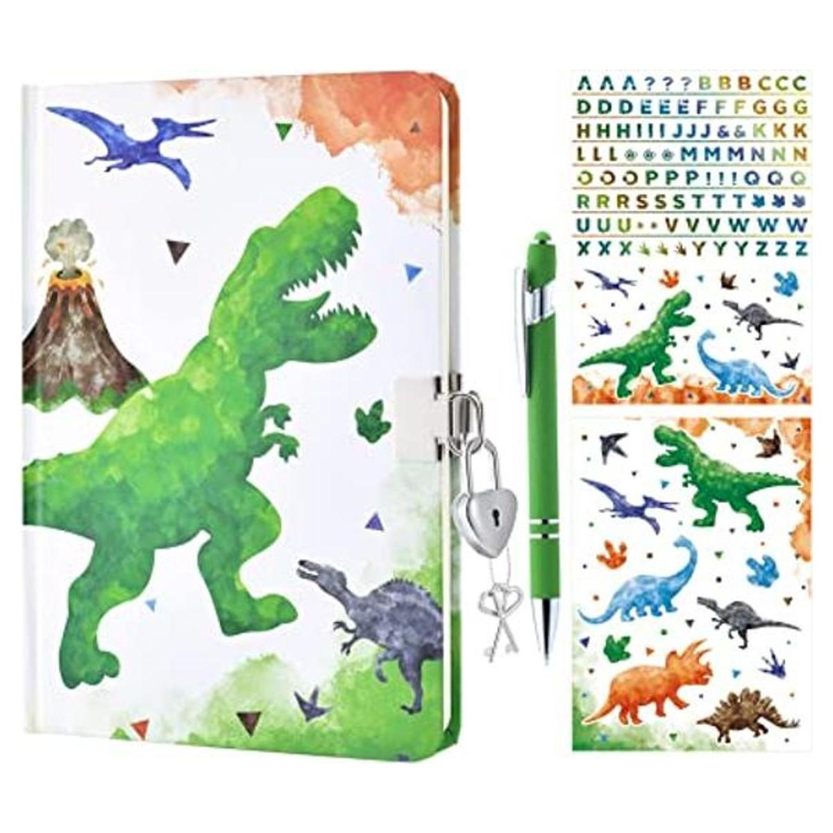 Juego de cuadernos de dinosaurios de acuarela regalo de