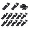 Lesnala 12 Set of Black Toggle Latch Stainless Steel