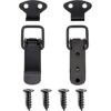 Lesnala 12 Set of Black Toggle Latch Stainless Steel